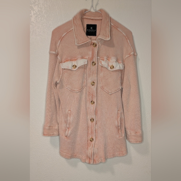 Bagatelle Collection Jackets & Blazers - Bagatelle Waffle Knit Shacket